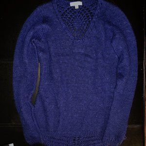 KENAR Blue Knit Sweater (Size M)